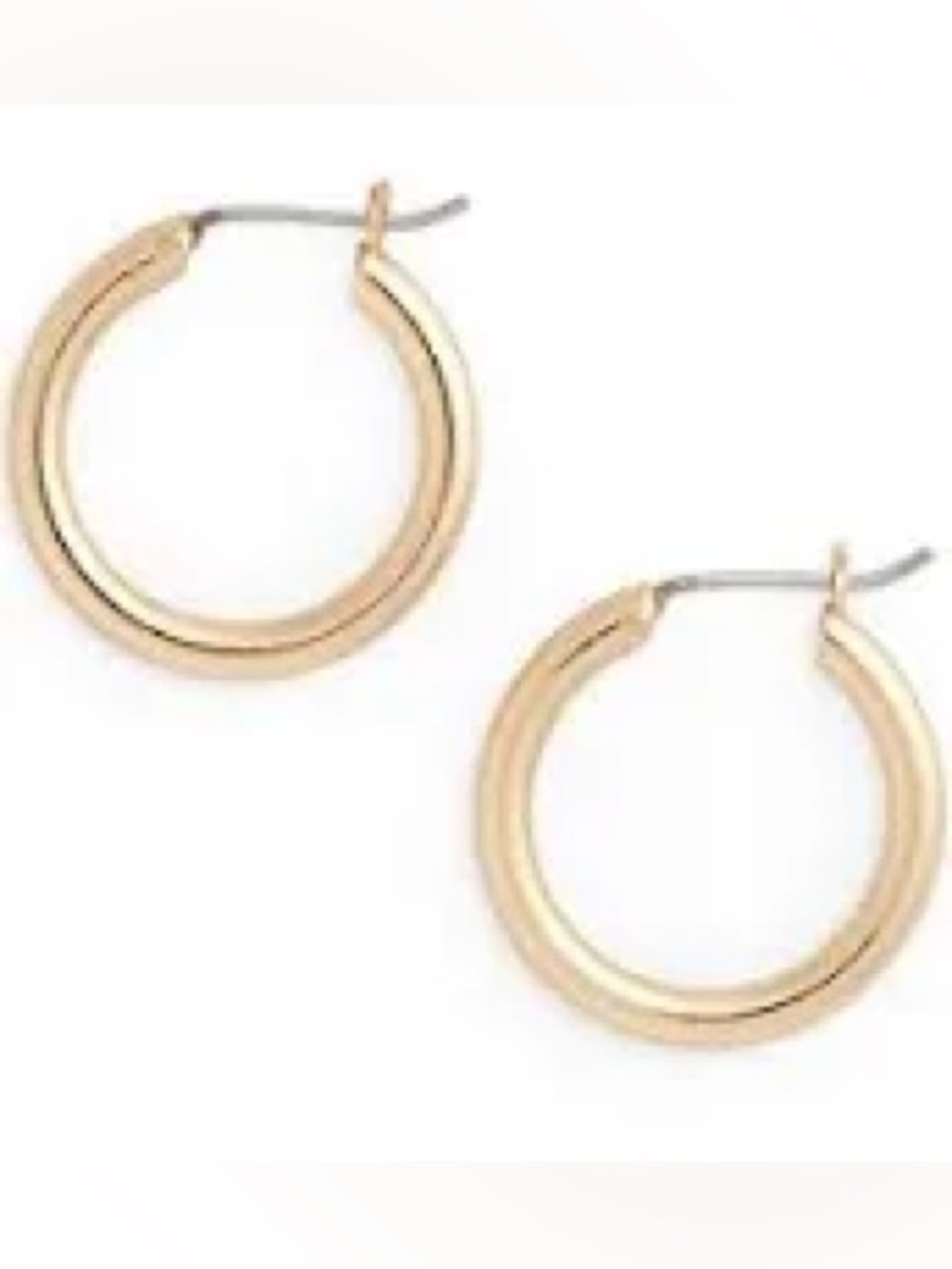 Classic Gold Hoop Earrings - Women Jewelry